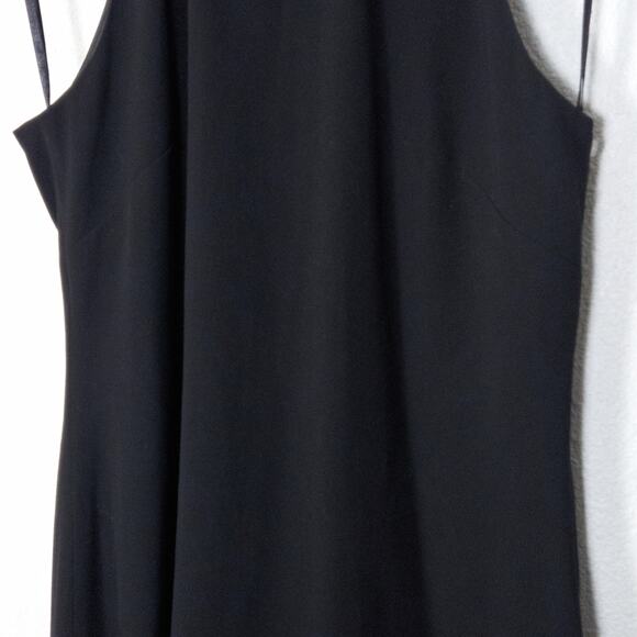 NEW Lauren Ralph Lauren Women’s Black Halter Dress Minimalist Eveningcore Size 6 - Picture 5 of 9